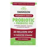 Women's Probiotic + Prebiotic FOS With Cranberry, 35 Billion CFU, Swanson, 60 capsule SW1937