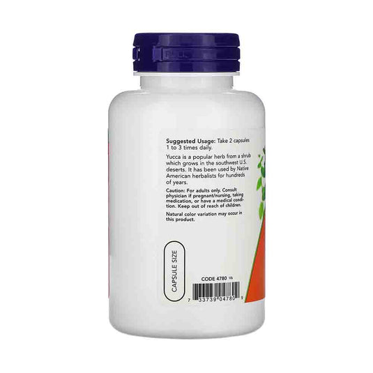 Yucca, 500mg, Now Foods, 100 capsule
