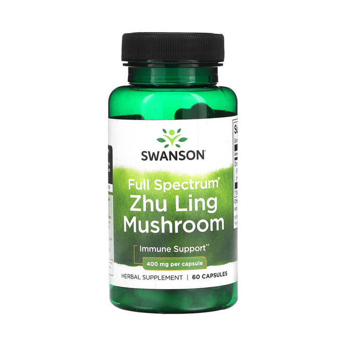 Zhu Ling Mushroom, 400 mg, Swanson, 60 capsule SW1393