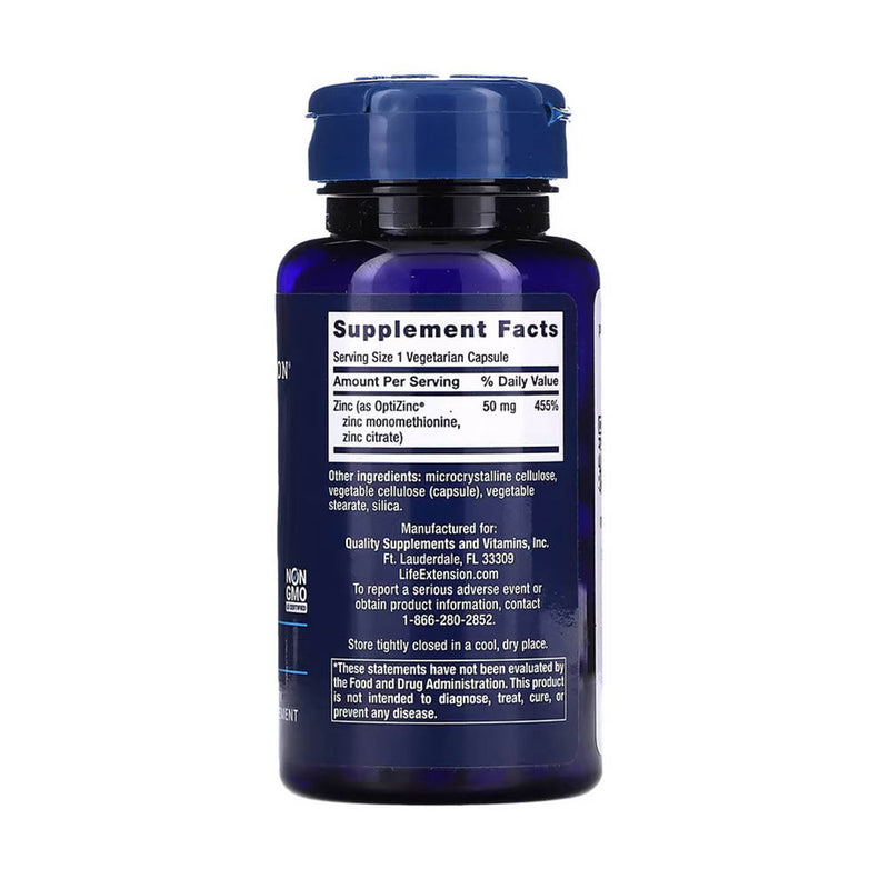 Încărcați imaginea în vizualizatorul Galerie, Zinc Caps, OptiZinc, 50 mg, Life Extension, 90 capsule
