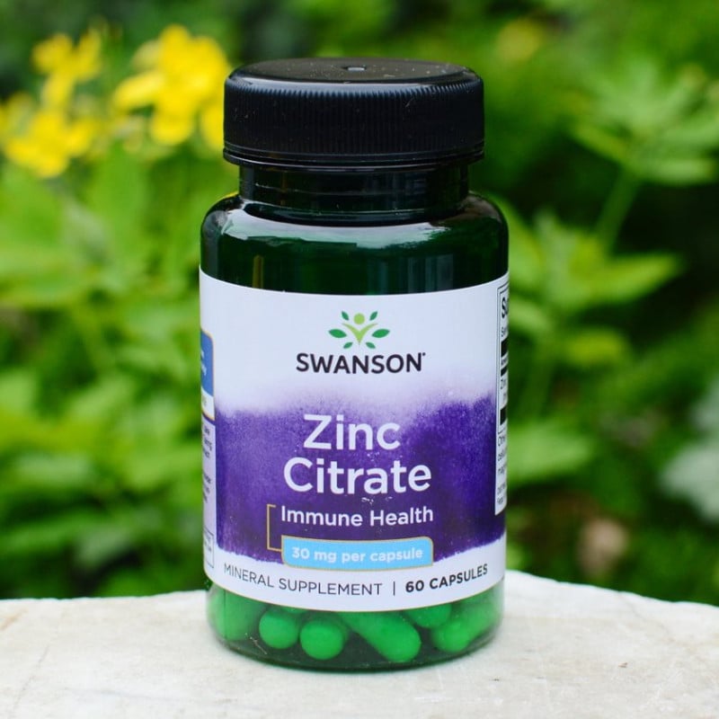 Încărcați imaginea în vizualizatorul Galerie, Zinc Citrate, 30 mg, Swanson, 60 capsule SW1234
