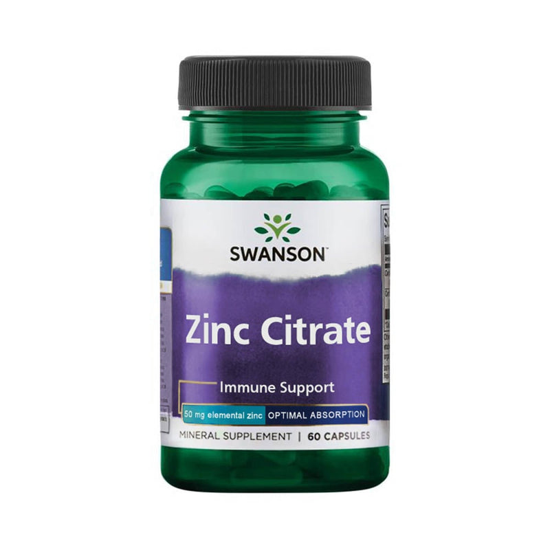 Încărcați imaginea în vizualizatorul Galerie, Zinc Citrate, 30 mg, Swanson, 60 capsule SW1234
