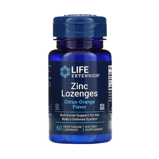 Zinc Dizolvabil, Citrus-Orange, Life Extension, 60 drajeuri