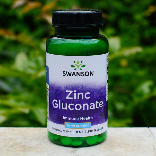 Zinc Gluconate, 30mg, Swanson, 250 tablete SW203