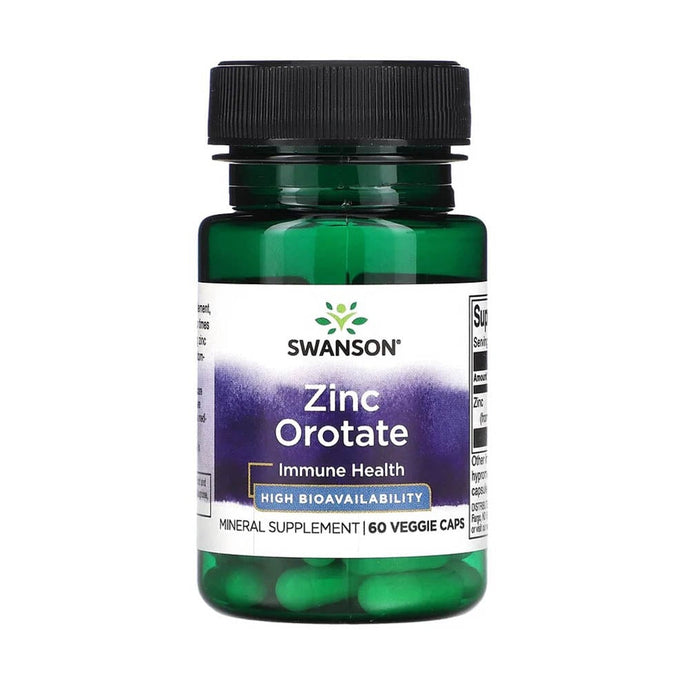 Zinc Orotate High Bioavailability, Swanson, 60 capsule SWU923